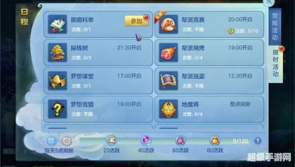 梦想世界御前科举
